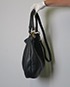 Top Handle Tote With Shoulder Strap, side view